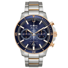 Carica l&#39;immagine nel visualizzatore di Gallery, Orologio cronografo da uomo Bulova Marine Star 98B301
