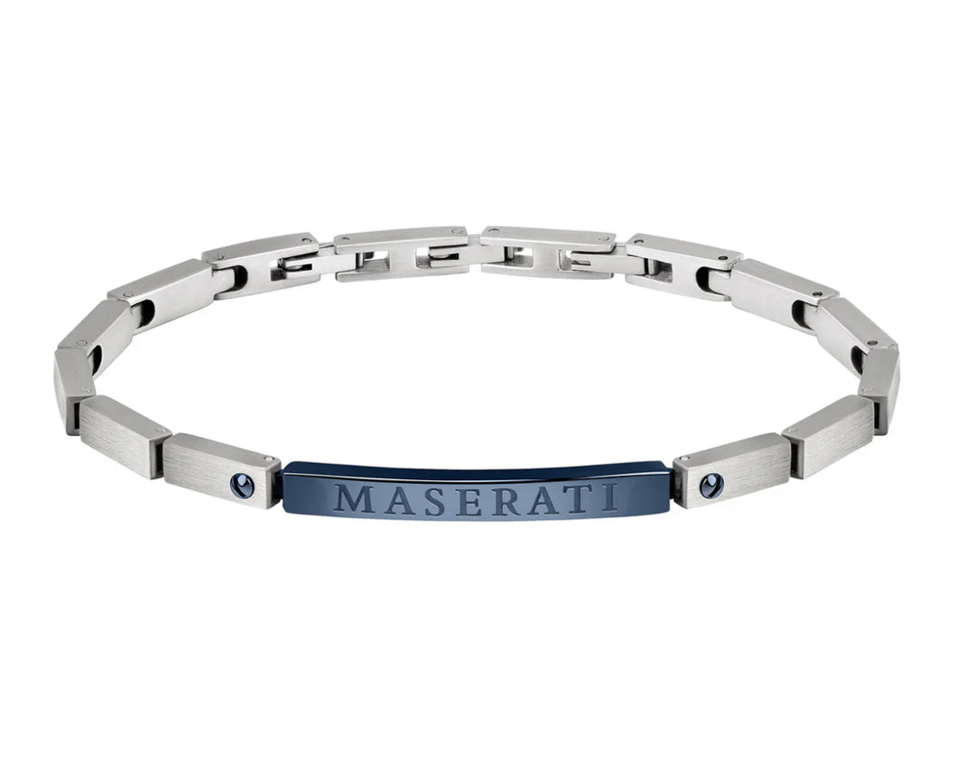Bracciale da uomo in acciaio Maserati JM220ASQ04