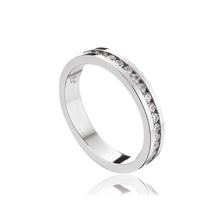 Cargar imagen en el visor de la galería, Anello da Donna in Acciaio Veretta con cristali Luca Barra AN114
