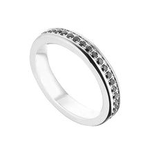 Cargar imagen en el visor de la galería, Anello unisex in Acciaio Fedina con cristali Luca Barra AN125
