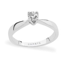 Load image into Gallery viewer, Anello Solitario da donna in oro bianco Con Diamante Comete ANB 2063
