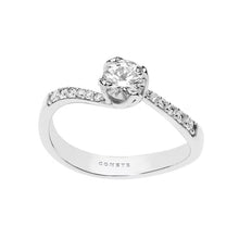 Load image into Gallery viewer, Anello da donna in oro bianco Comete ANB 2387
