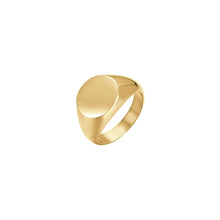 Load image into Gallery viewer, Luca Barra seal gold steel women&#39;s ring
