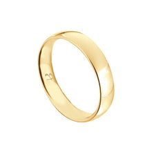 Cargar imagen en el visor de la galería, Anello unisex fedina in acciaio dorato Luca Barra
