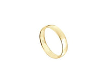 Load image into Gallery viewer, Anello unisex fedina in acciaio dorato Luca Barra
