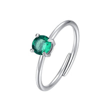 Carica l'immagine nel visualizzatore di Gallery, Anello da donna in acciaio con zircone Luca Barra ANK568
