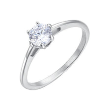 Load image into Gallery viewer, Anello da donna in acciaio con cristalli Luca Barra ANK582
