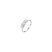 Cargar imagen en el visor de la galería, Anello da donna in acciaio con cristall Luca Barra ANK597
