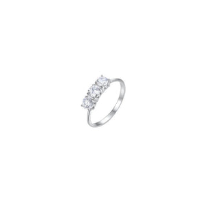 Anello da donna in acciaio con cristall Luca Barra ANK598