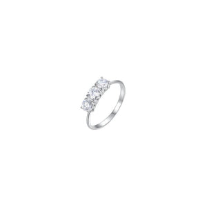 Anello da donna in acciaio con cristall Luca Barra ANK599