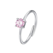 Carica l'immagine nel visualizzatore di Gallery, Anello da donna in acciaio con zircone Luca Barra ANK601
