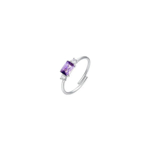 Anello da donna in acciaio con zirconi Luca Barra ANK606