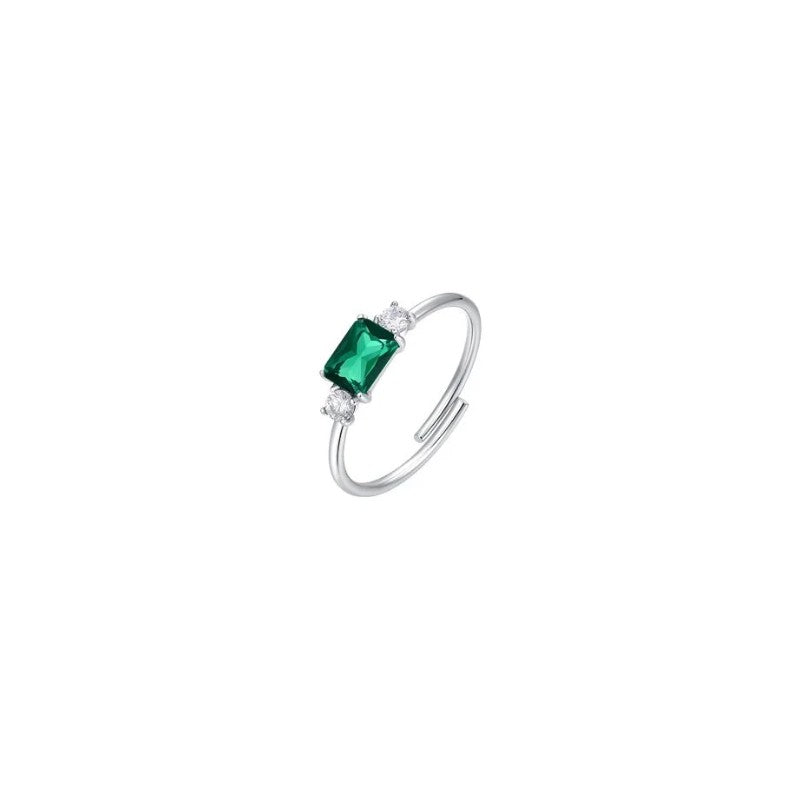 Anello da donna in acciaio con zirconi Luca Barra ANK607
