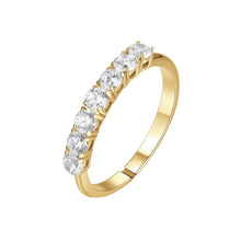 Load image into Gallery viewer, Anello da donna in acciaio con zirconi Luca Barra ANK654
