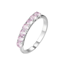 Load image into Gallery viewer, Anello da donna in acciaio con zirconi Luca Barra ANK655
