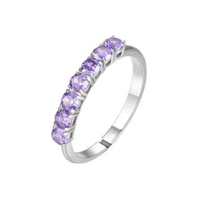 Load image into Gallery viewer, Anello da donna in acciaio con zirconi Luca Barra ANK657
