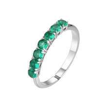 Load image into Gallery viewer, Anello da donna in acciaio con zirconi Luca Barra ANK659
