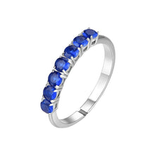 Cargar imagen en el visor de la galería, Anello da donna in acciaio con zirconi Luca Barra ANK661
