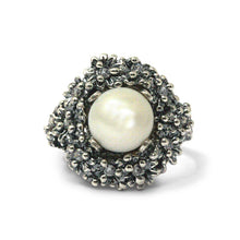 Carica l'immagine nel visualizzatore di Gallery, Anello da donna in argento 925 Maestro Riverso Primule AnPrm05/P
