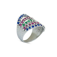 Carica l'immagine nel visualizzatore di Gallery, Anello da donna in argento 925 Maestro Riverso La Bella Stagione AnSt03/Mult
