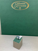 Carica l&#39;immagine nel visualizzatore di Gallery, Anello La Bella Stagione in Argento 925 Maestro Riverso AnSt09/Blu misura 13
