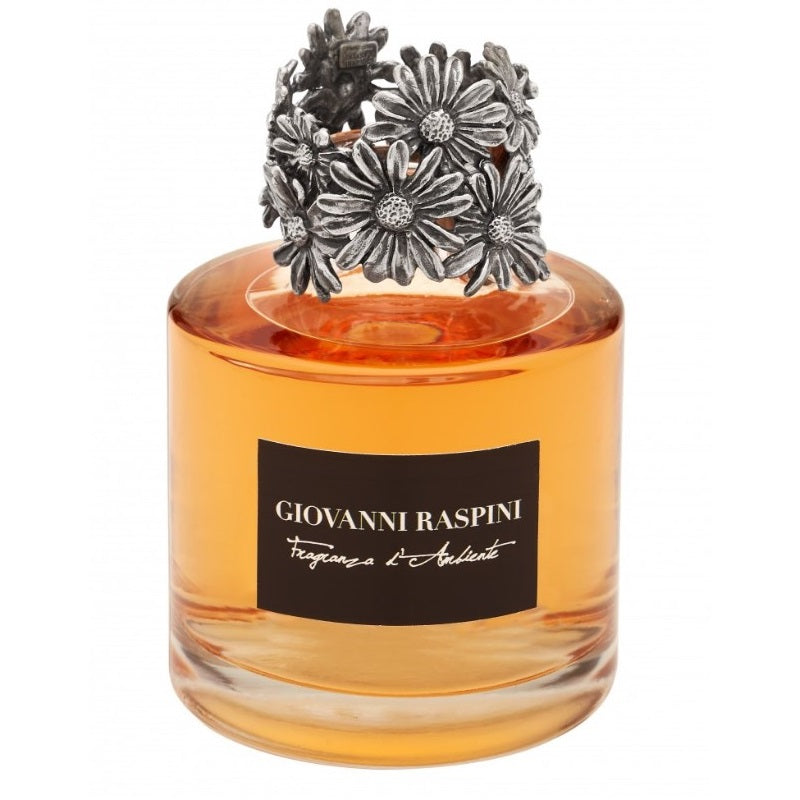 Silver and glass diffuser with Daisies 200 ML Giovanni Raspini B0723