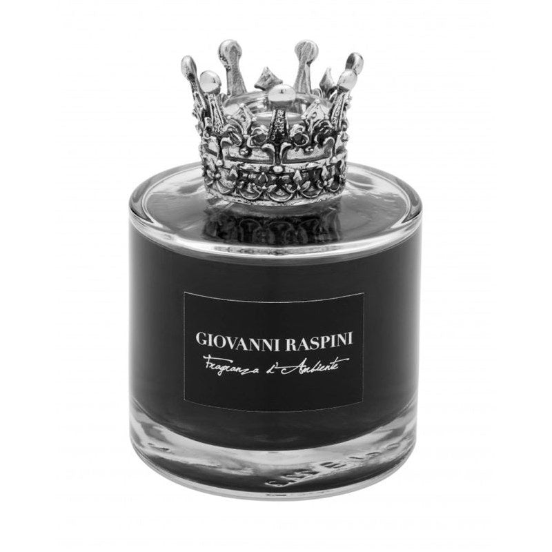 Silver and glass diffuser with crown 100ml ML Giovanni Raspini B0727