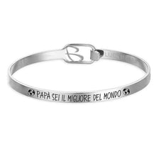 Cargar imagen en el visor de la galería, Brazalete de hombre Luca Barra BA1502 de acero
