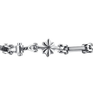 Bracciale da Uomo in acciaio con rosa dei venti Luca Barra BA1790