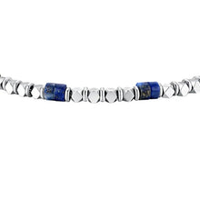 Cargar imagen en el visor de la galería, Bracciale da uomo in Acciaio ematite e lapis Luca Barra  BA1865

