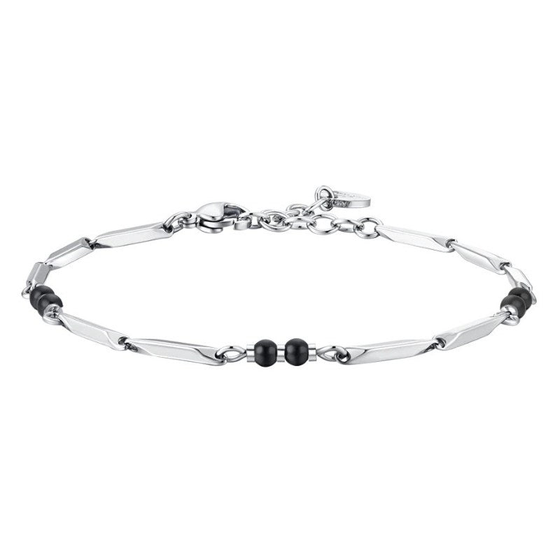 Bracciale da uomo in Acciaio con agata Luca Barra BA1869