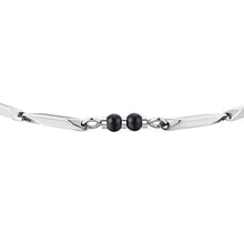 Cargar imagen en el visor de la galería, Bracciale da uomo in Acciaio con agata Luca Barra BA1869
