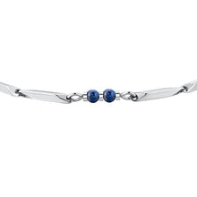 Cargar imagen en el visor de la galería, Bracciale da uomo in Acciaio con pietre lapis Luca Barra BA1870
