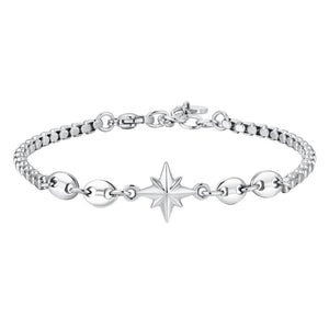 Bracciale da uomo in Acciaio rosa dei venti Luca Barra BA1872