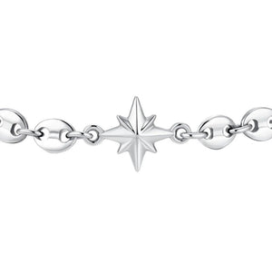 Bracciale da uomo in Acciaio rosa dei venti Luca Barra BA1872