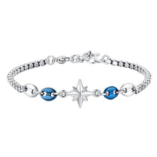 Carica l&#39;immagine nel visualizzatore di Gallery, Bracciale da uomo in Acciaio rosa dei venti Luca Barra BA1874
