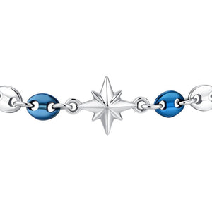 Bracciale da uomo in Acciaio rosa dei venti Luca Barra BA1874