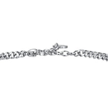 Cargar imagen en el visor de la galería, Bracciale da uomo in Acciaio con piuma Luca Barra BA1879
