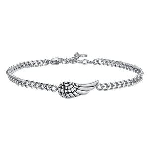 Bracciale da uomo in Acciaio con ala Luca Barra BA1880