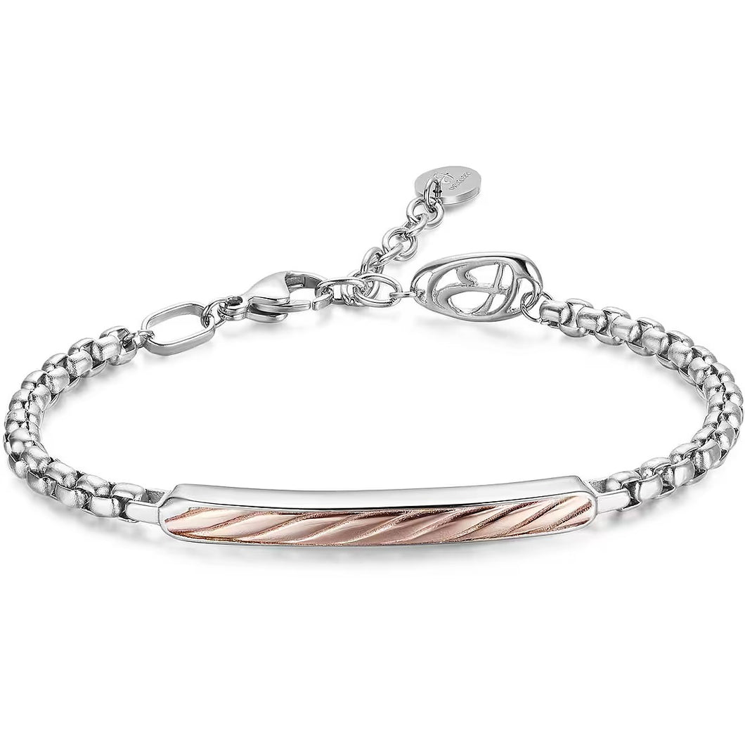 Bracciale da donna in acciaio Be Happy Luca Barra BA928