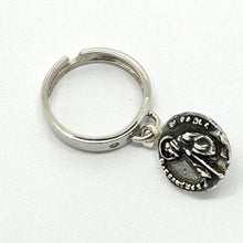 Load image into Gallery viewer, Anello San Francesco di Paola in Argento con medaglia pendente code AR/DG/77405
