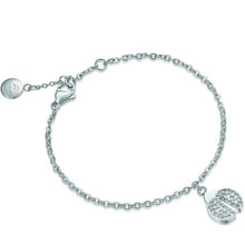 Cargar imagen en el visor de la galería, Bracciale da donna in acciaio con coccinella Luca Barra BK1494
