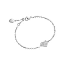 Cargar imagen en el visor de la galería, Bracciale da donna con ciondolo cuore Luca Barra BK1495
