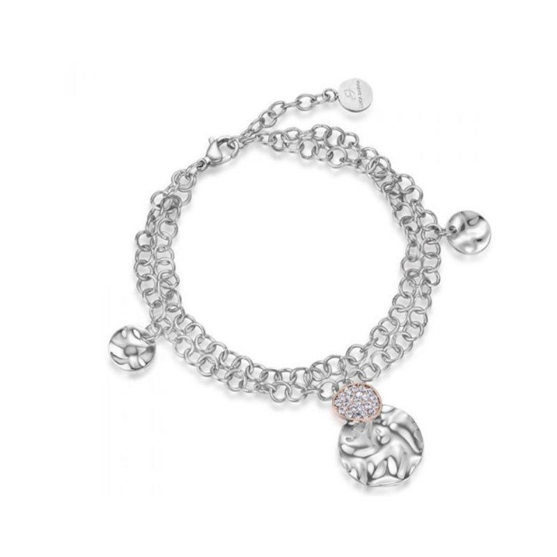 Bracciale da donna in acciaio Luca Barra BK1514