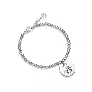 Bracciale da donna in acciaio con frase ''Dad'' Luca Barra BK1538