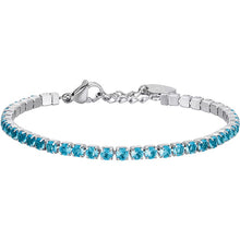 Carica l&#39;immagine nel visualizzatore di Gallery, Bracciale tennis da donna con cristalli Luca Barra BK2271
