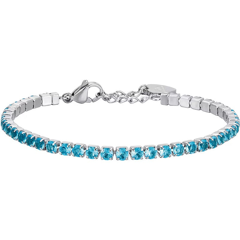 Bracciale tennis da donna con cristalli Luca Barra BK2271