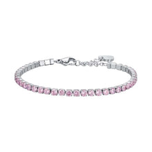 Cargar imagen en el visor de la galería, Bracciale tennis da donna con cristalli Luca Barra BK2272
