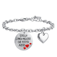 Carica l'immagine nel visualizzatore di Gallery, Bracciale da donna in acciaio Luca Barra BK2315
