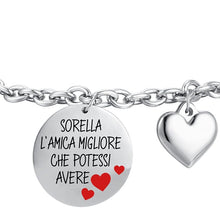 Carica l'immagine nel visualizzatore di Gallery, Bracciale da donna in acciaio Luca Barra BK2315
